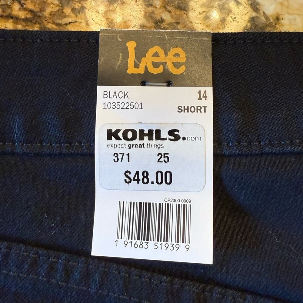 Lee Womens 14 (33 x 29) Short Black Bootcut Jeans NWT - Picture 10 of 12